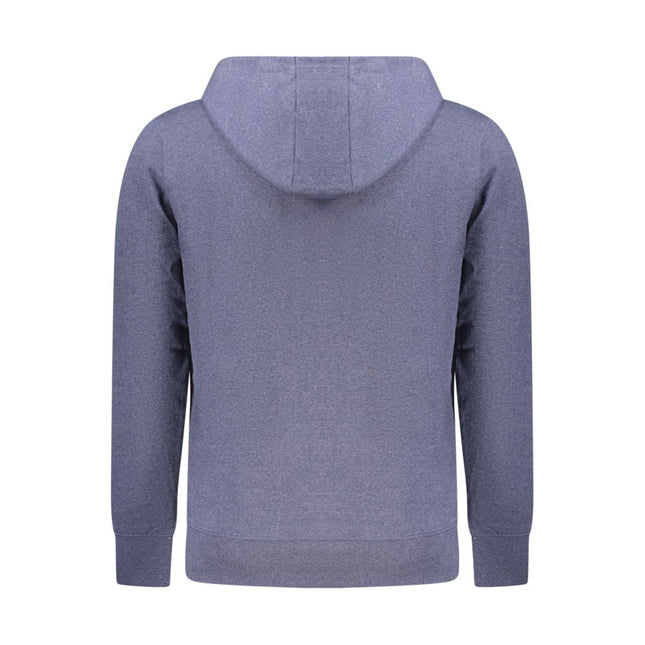 Accademia Militare Blue Cotton Men's Hooded Sweater