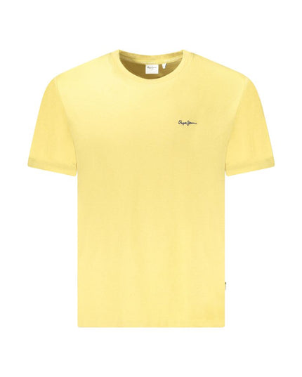 Pepe Jeans Yellow Cotton Men T-Shirt