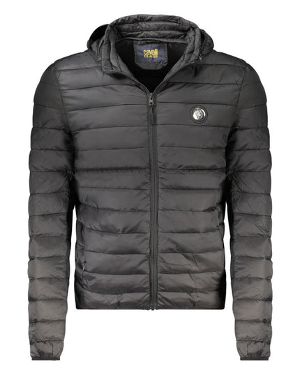 Cavalli Class Black Polyester Jackets & Coat