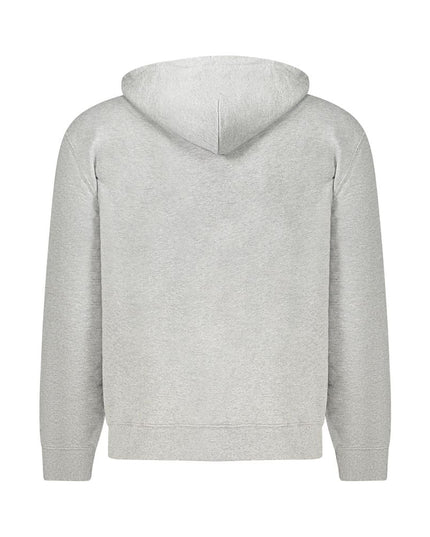 Calvin Klein Gray Cotton Mens Hooded Sweater