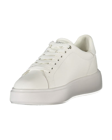 Blauer White Leather Women Sneaker