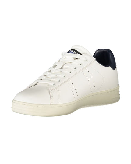 Blauer White Leather Men Sneaker
