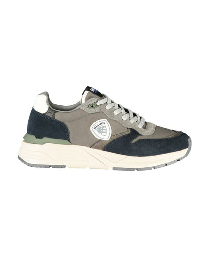 Blauer Gray Leather Men Sneaker