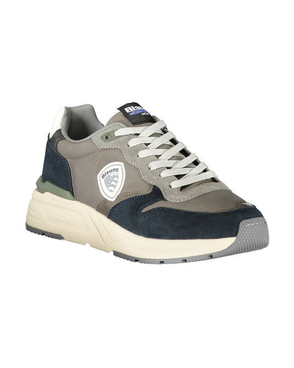 Blauer Gray Leather Men Sneaker