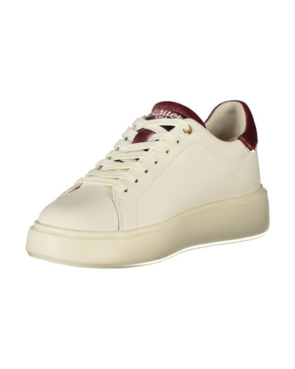 Blauer White Leather Women Sneaker