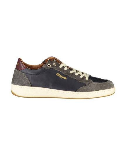 Blauer Blue Leather Men Sneaker