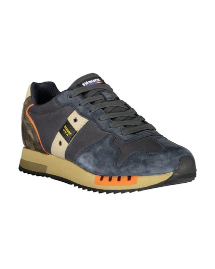 Blauer Blue Leather Men Sneaker