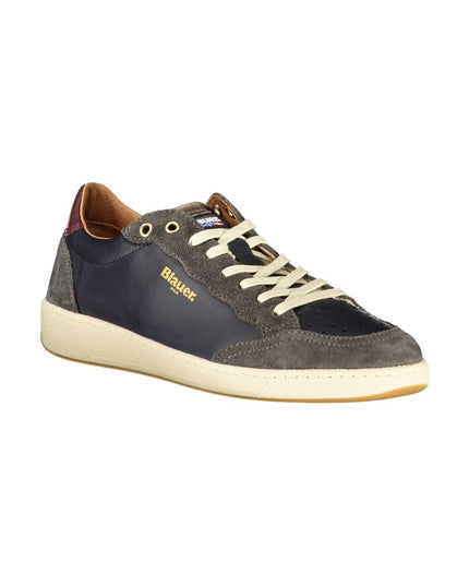 Blauer Blue Leather Men Sneaker