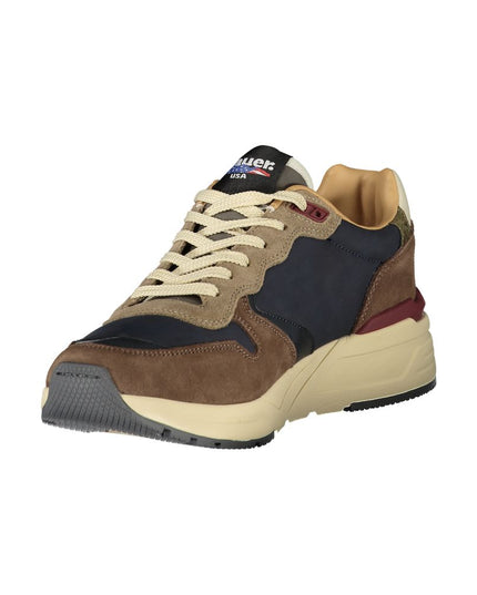 Blauer Blue Leather Men Sneaker