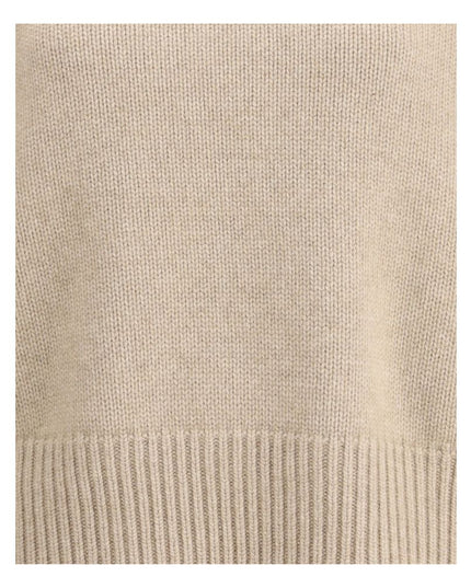 Extreme Cashmere Beige Cashmere Turtleneck