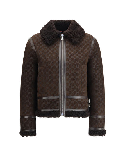 Gucci Brown Leather Jacket