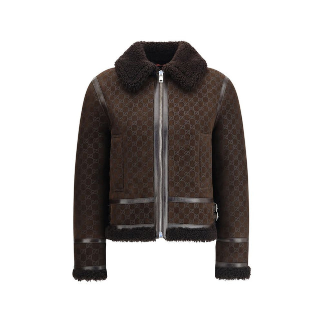 Gucci Brown Leather Jacket