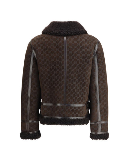 Gucci Brown Leather Jacket