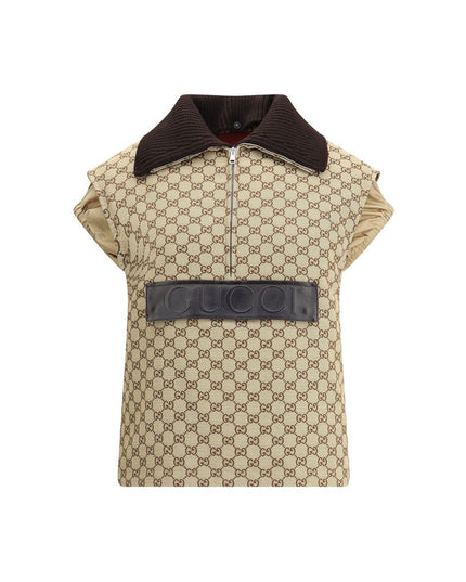 Gucci Beige Cotton Jackets And Coat