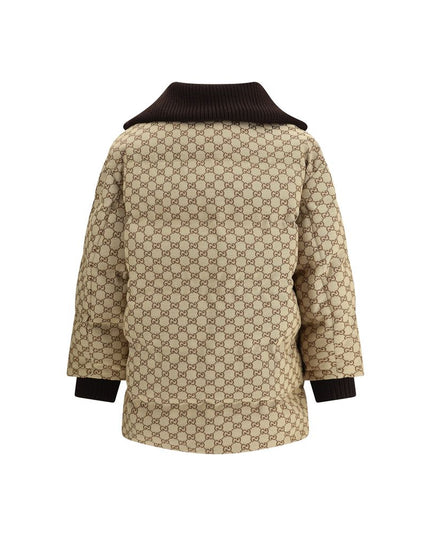 Gucci Beige Cotton Bomber