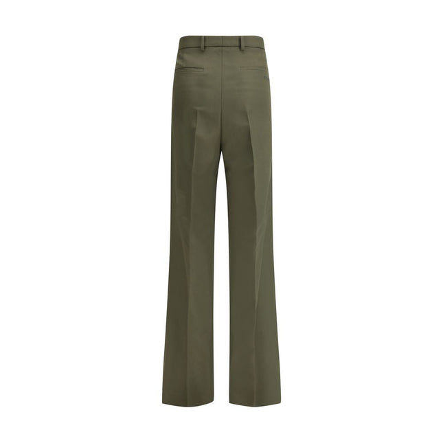 Gucci Green Wool Pants