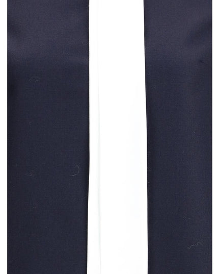 Thom Browne Blue Fleece Wool Casual Dress