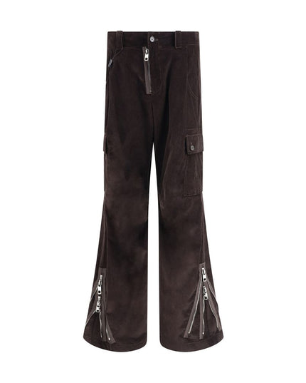 Dolce & Gabbana Brown Cotton Cargo Pants