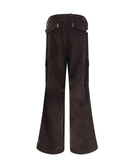 Dolce & Gabbana Brown Cotton Cargo Pants