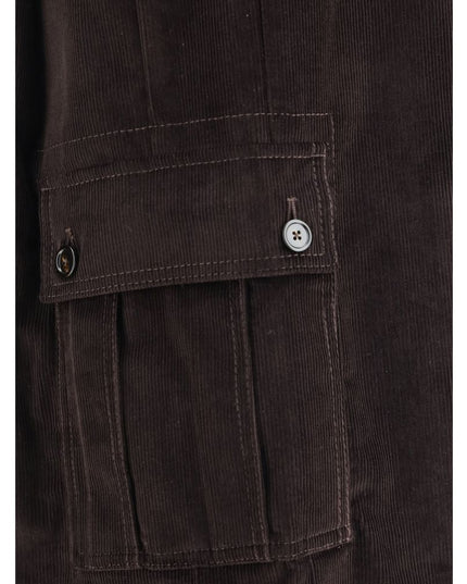 Dolce & Gabbana Brown Cotton Cargo Pants