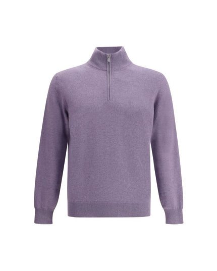 Brunello Cucinelli Purple Cashmere Cashmere Sweater