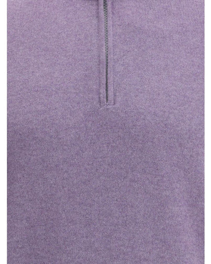 Brunello Cucinelli Purple Cashmere Cashmere Sweater