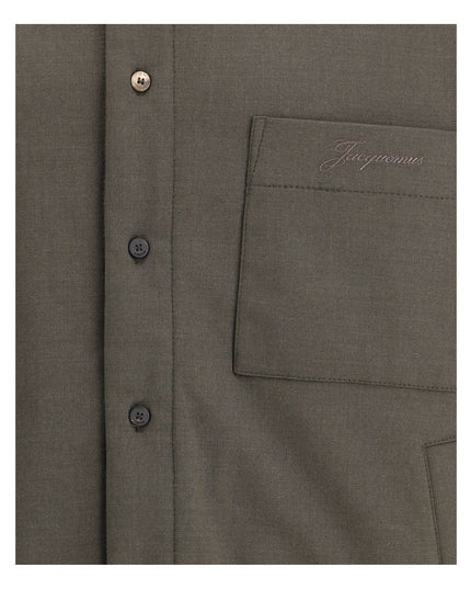 Jacquemus Bicolor Fleece Wool Jackets And Coat