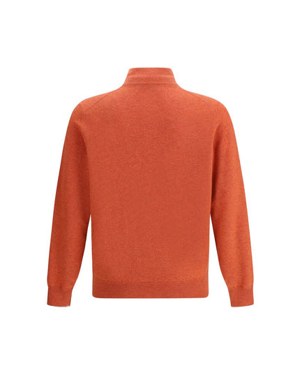 Brunello Cucinelli Red Cashmere Sweatshirt