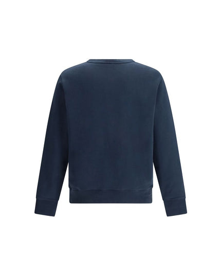 Maison Kitsuné Blue Cotton Sweatshirt