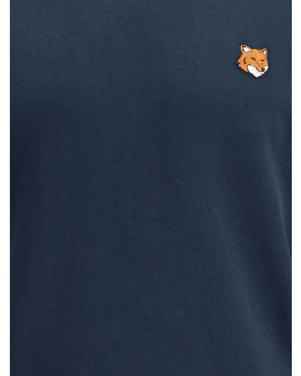 Maison Kitsuné Blue Cotton Sweatshirt