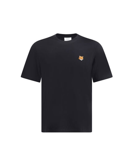 Maison Kitsuné Black Cotton T-Shirt
