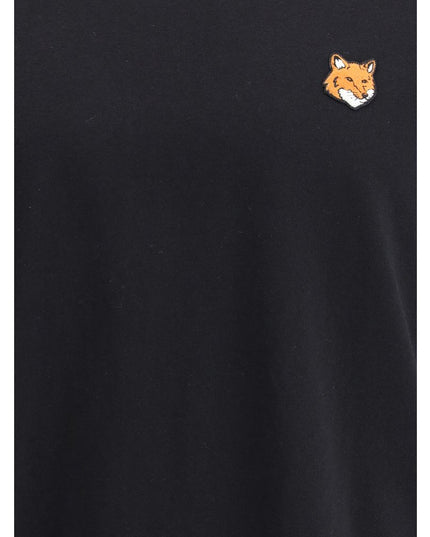 Maison Kitsuné Black Cotton T-Shirt