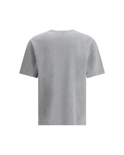 Maison Kitsuné Gray Cotton T-Shirt