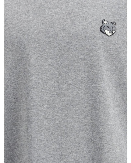 Maison Kitsuné Gray Cotton T-Shirt