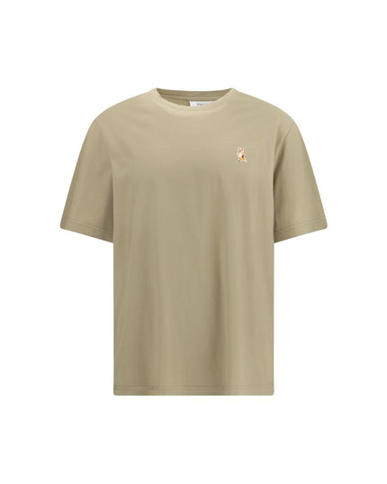 Maison Kitsuné Beige Cotton T-Shirt
