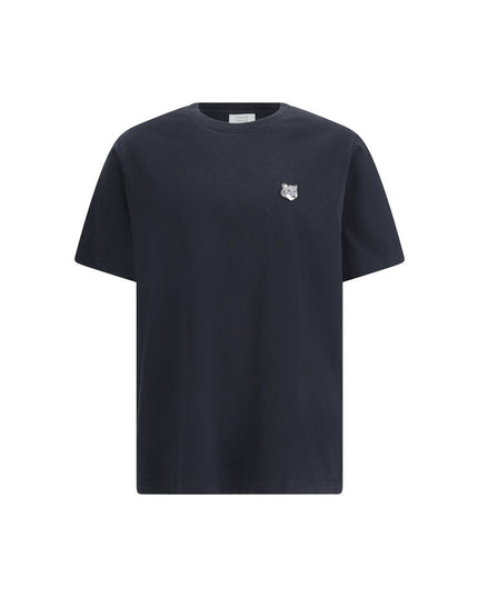 Maison Kitsuné Black Cotton T-Shirt