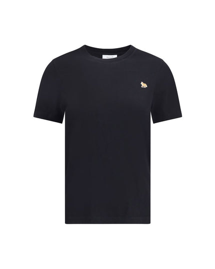 Maison Kitsuné Black Cotton T-Shirt