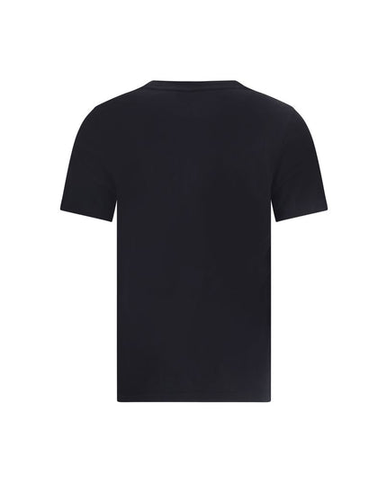 Maison Kitsuné Black Cotton T-Shirt