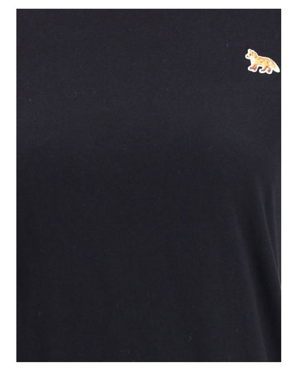 Maison Kitsuné Black Cotton T-Shirt