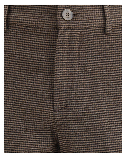 Cruna Brown Cotton Casual Pants