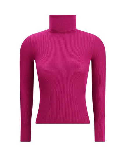 Saint Laurent Multicolor Wool Turtleneck
