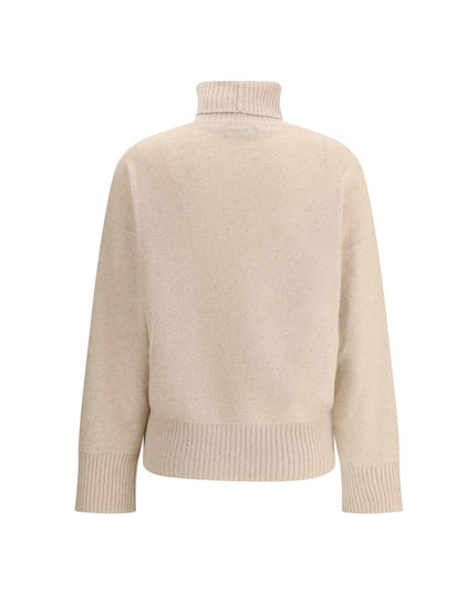 Fabiana Filippi Beige Wool Turtleneck