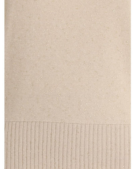 Fabiana Filippi Beige Wool Turtleneck