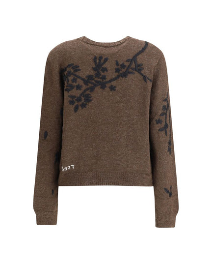 Baziszt Brown Alpaca Vicugna Pacos Cardigan