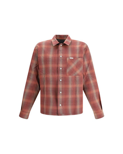Represent Brown Cotton Pattern Shirt