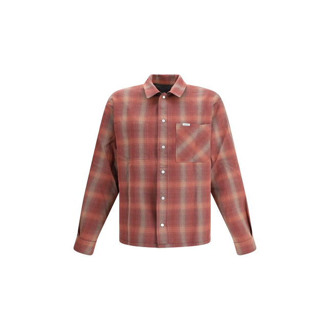 Represent Brown Cotton Pattern Shirt
