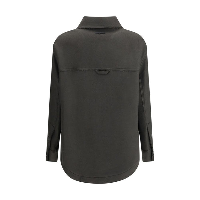 Ami Paris Gray Wool Clothing