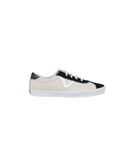 Vans Black And White Suede Leather Sneaker