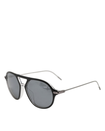 Dolce & Gabbana DG4343F Black Acetate Frame Pilot Shades Sunglasses