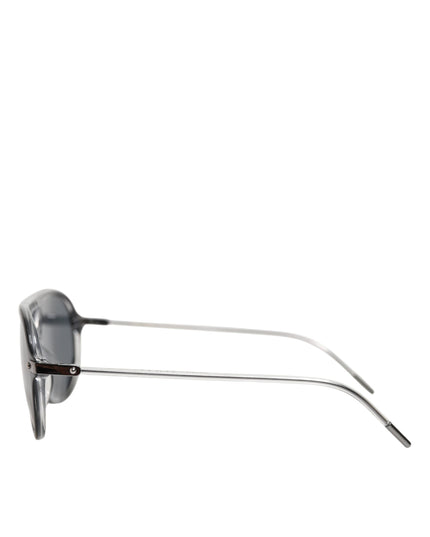 Dolce & Gabbana DG4343F Black Acetate Frame Pilot Shades Sunglasses